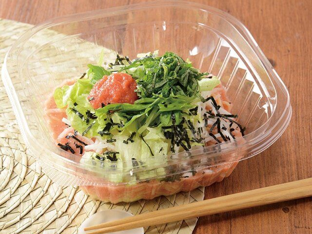 ローソンの冷製生パスタ 明太子と大葉