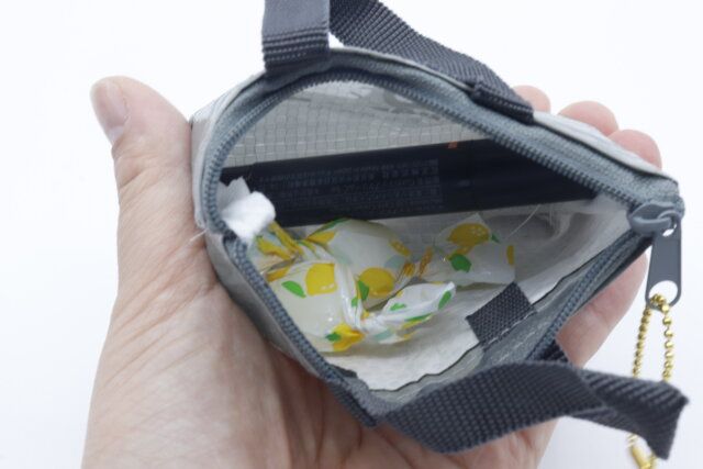 セリアのマイクロバッグチャーム の使用例