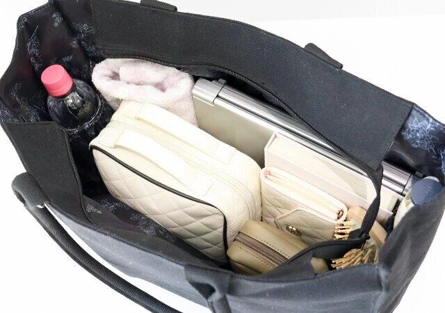 MERCURYDUO［マーキュリーデュオ］推し活トートバッグ／BLACKの容量