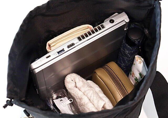 小物が迷子にならない 360度ぐるっとポケットBAGの容量