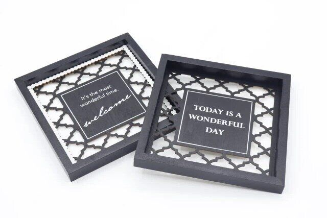 ダイソーの木製壁掛けインテリアの種類