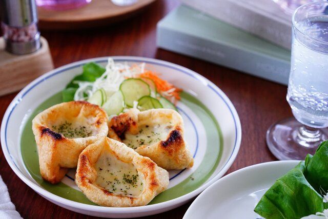 油揚げ ミートソースグラタン レシピ