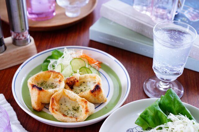 油揚げ ミートソースグラタン レシピ 完成