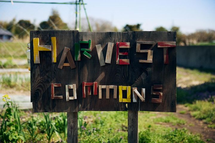 ハーベスト・コモンズの看板