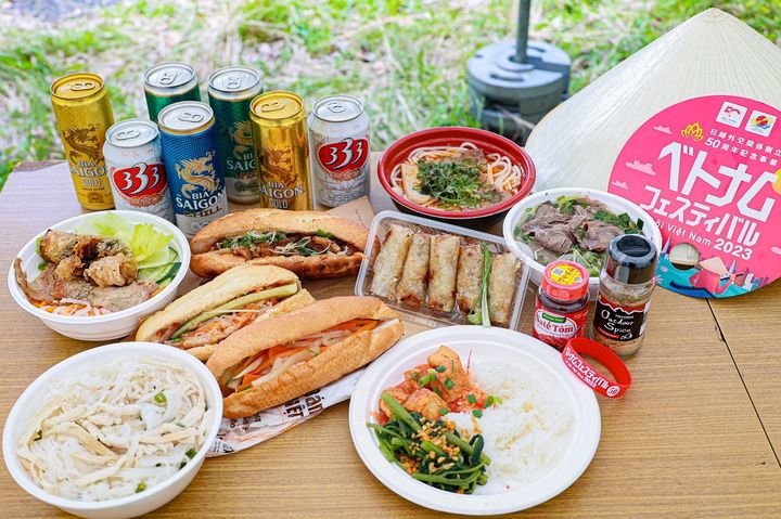 ※写真は「ベトナムフェスティバル2023」で提供された料理例