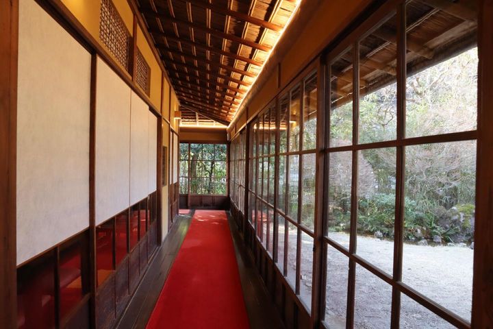 窓のガラスは昔のまま