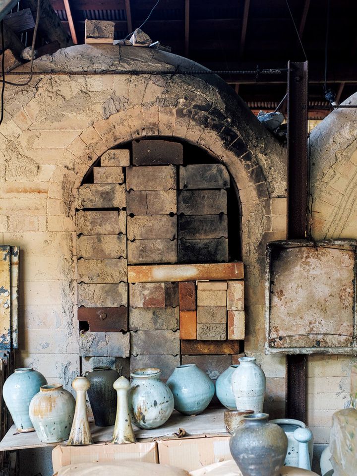 陶芸家・山田隆太郎のアトリエの登り窯