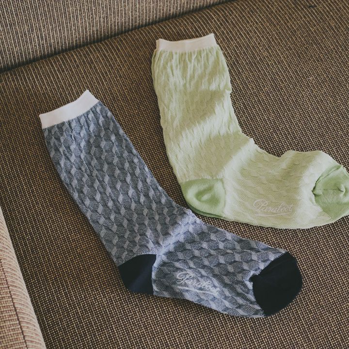 サンダルに合わせたい《パラブーツ》のフレッシュベジタブルカラー＆ジャカードソックス【マイスタンダードブック】