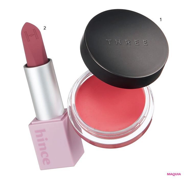 濃いめサングラスをかけた日の正解メイク。血色ピンクをプラスして親しみやすく_5