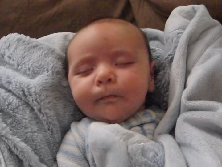 すやすや眠るオリバー君