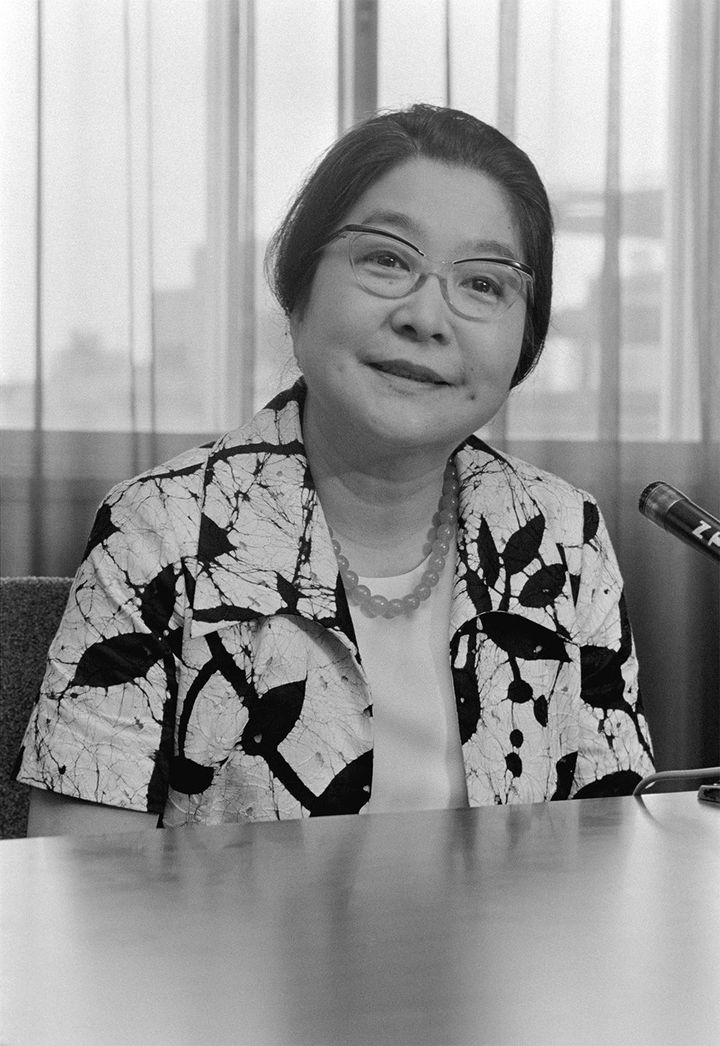 新潟家庭裁判所長時代の三淵嘉子、1972年6月14日