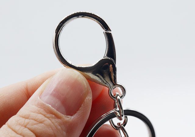 セリアのカスタムキーホルダーパーツのフック