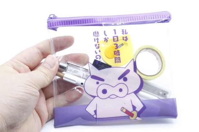 ダイソーのファンにはたまらないミニフラットポーチ C/S ぶりぶりざえもん