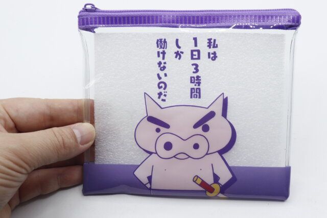 ダイソーのマニアックなミニフラットポーチ C/S ぶりぶりざえもん