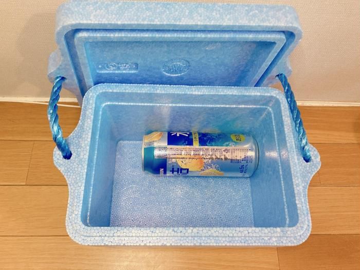 ダイソーのクーラーボックスの画像