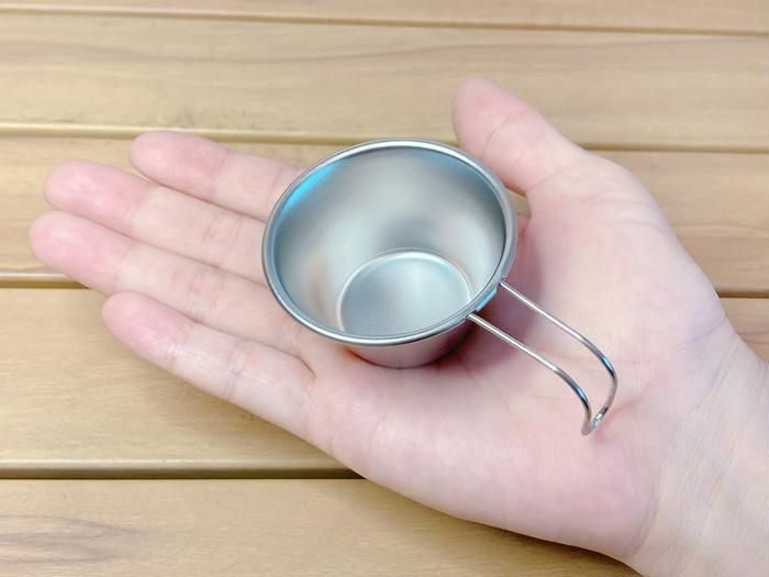 ダイソーのシェラカップの画像