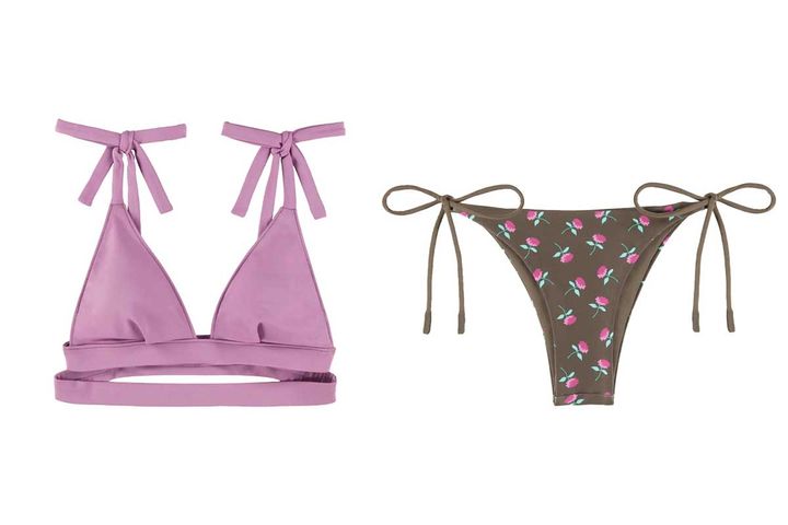 発売予定の水着／トップス￥14,850（税込み）、ボトムス￥11,000（同）