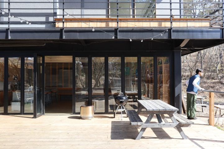 手ぶらキャンプにおすすめ：タイニーガーデン 蓼科のキャンプルーム