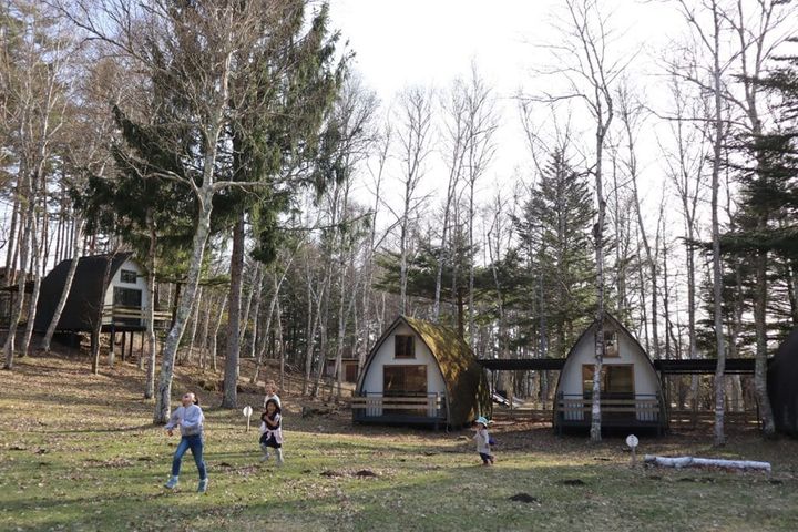 手ぶらキャンプにおすすめ：タイニーガーデン 蓼科のキャンプルーム