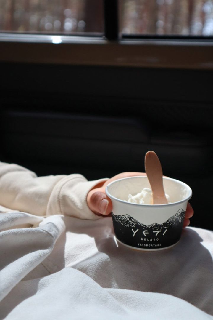 八ヶ岳『YETI GELATO』のミルクアイス