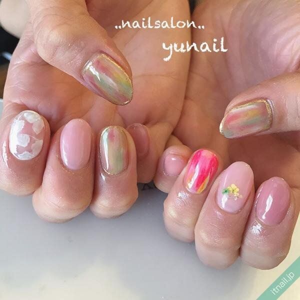 YUNAILが投稿したネイルデザイン [photoid:I0022558] via Itnail Design (733404)