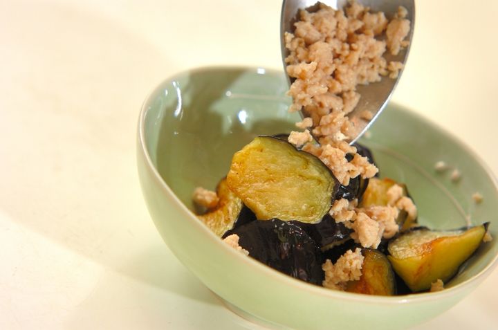 揚げナスのそぼろあんの作り方3