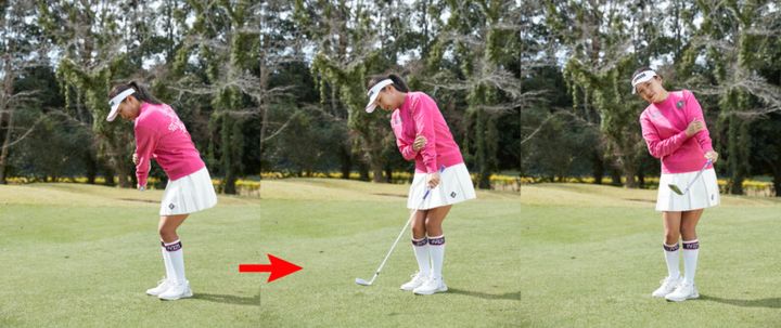 ダフリを速攻直すテク！「左手の指3本で…」と女子プロが解説