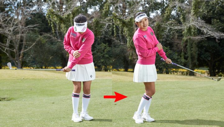 ダフリを速攻直すテク！「左手の指3本で…」と女子プロが解説