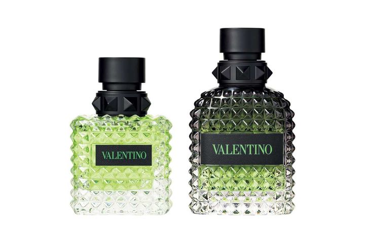 左／ボーン イン ローマ グリーンストラヴァガンザ ドンナ オードパルファン 50㎖ 18,150円 右／ボーン イン ローマ グリーンストラヴァガンザ ウオモ オードトワレ 50㎖ 13,200円