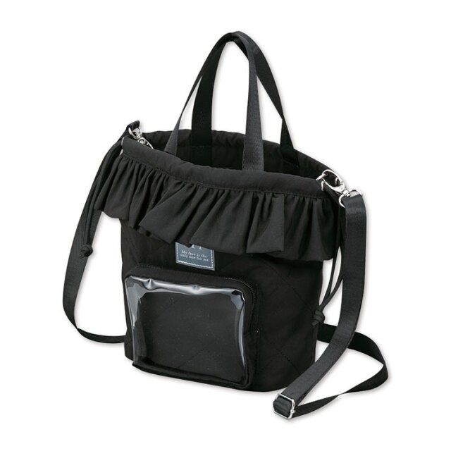 2024年春夏のしまむらレディース黒バッグ