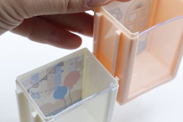 セリアのおうち型連結ディスプレイケース ノスタルジーを連結