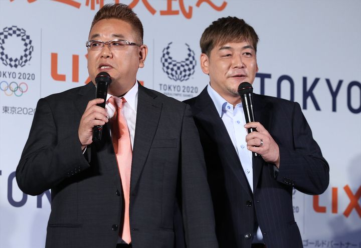 「サンドウィッチマン」の伊達みきおさん（左）