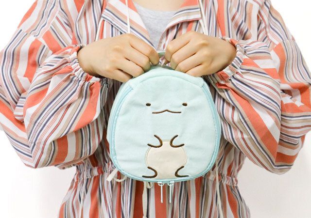 『すみっコぐらし ふわふわおすわりポーチ とかげver.』