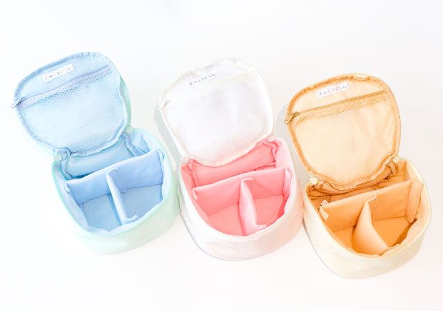 ポーチの中身 仕切りデザイン