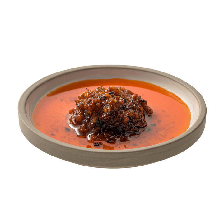 〈フルヤジ オーガニックス〉の畑のラー油