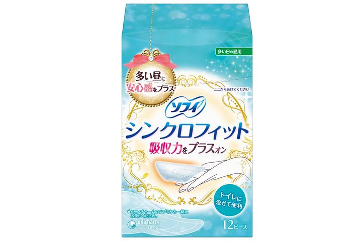 ソフィ シンクロフィット 12ピース／店頭想定価格￥383（税込み）