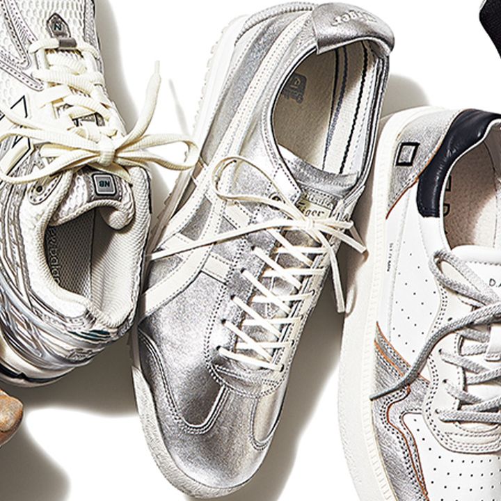 オニツカタイガー,スニーカー,シルバースニーカー