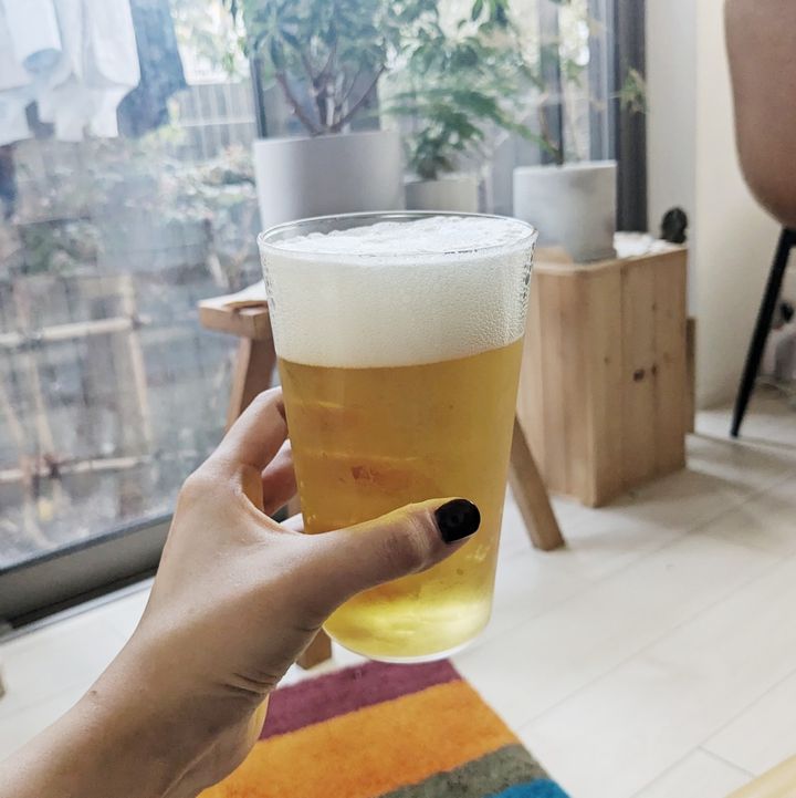 頼れるデニムみたいな、透明グラス【FUDGENA：オカピンコの生活研究日記 vol.2】