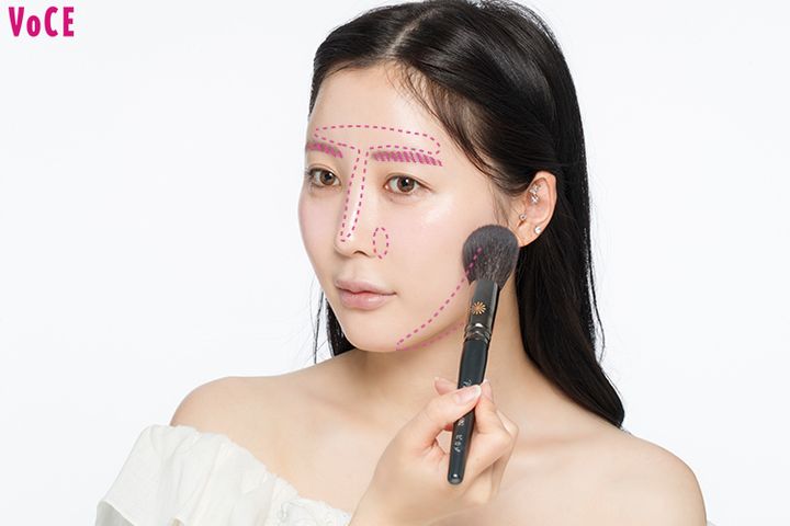 テカリは片栗粉系パウダーでブロック