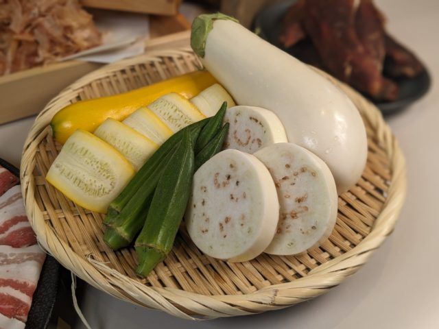 旬野菜と黒豚しゃぶしゃぶ