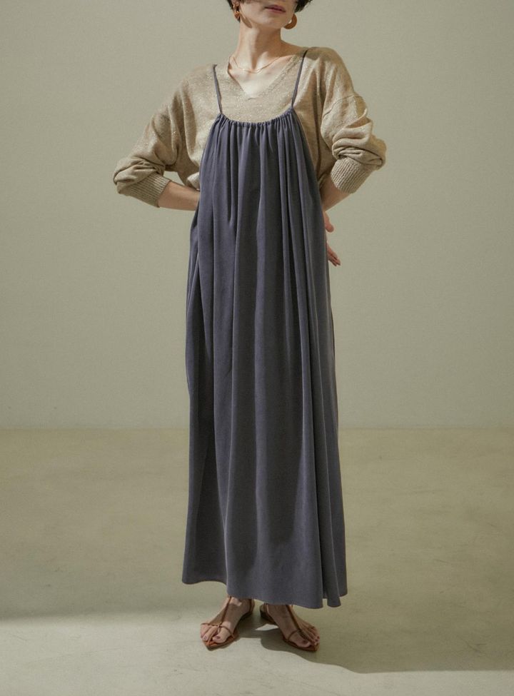 画像1: GENTLE SILK 2WAYキャミワンピース￥37,400（税込）／サロン アダム エ ロペ 出典：サロン アダム エ ロペ