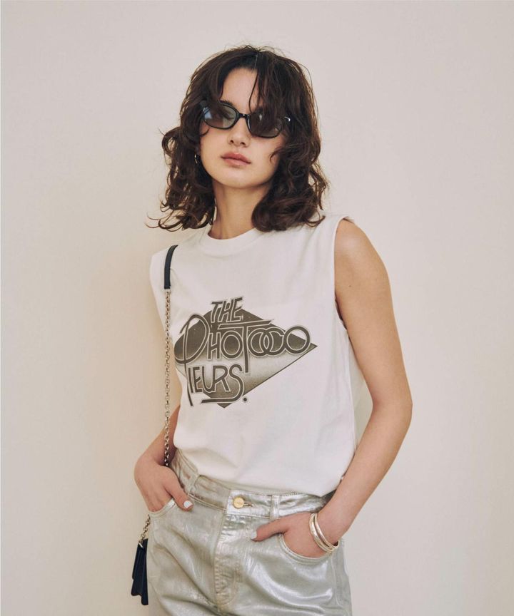 画像: 【PHOTOCOPIEU(フォトコピュー)】PARIGOT別注GRAPHIC-PRINT SLEEVELESS TOP ¥15,400（税込）／パリゴ 出典：パリゴ