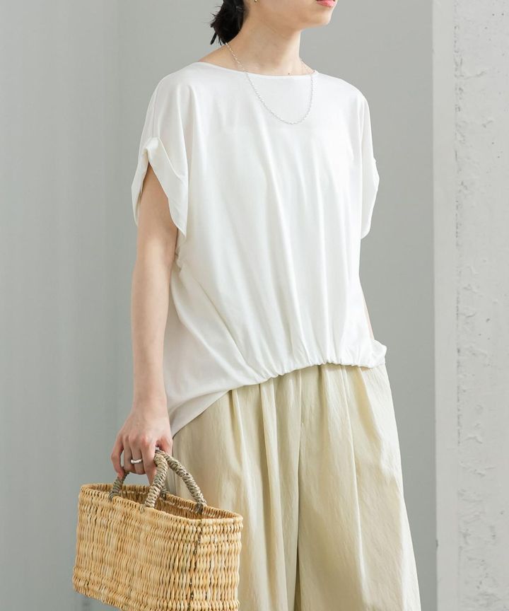 画像: フレンチスリーブとろみカットソー¥7,700（税込）／アーバンリサーチ 出典：アーバンリサーチ