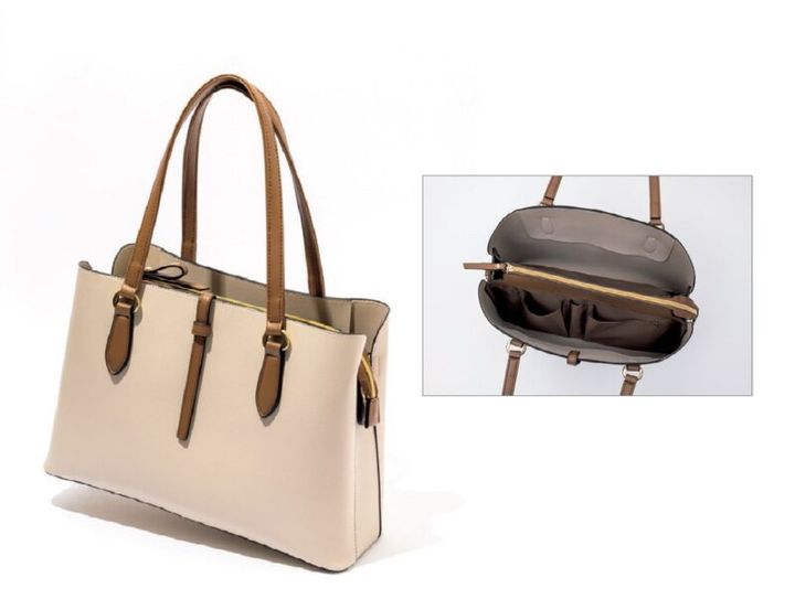 スーツスクエアのバッグ 電車で持ちやすい、お弁当箱を入れやすい高機能ビジネストート