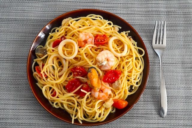 Barilla スパゲッティ アッロ スコリオ