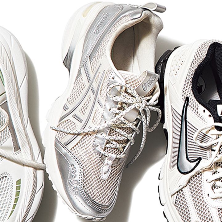 アシックス,スニーカー,シルバースニーカー