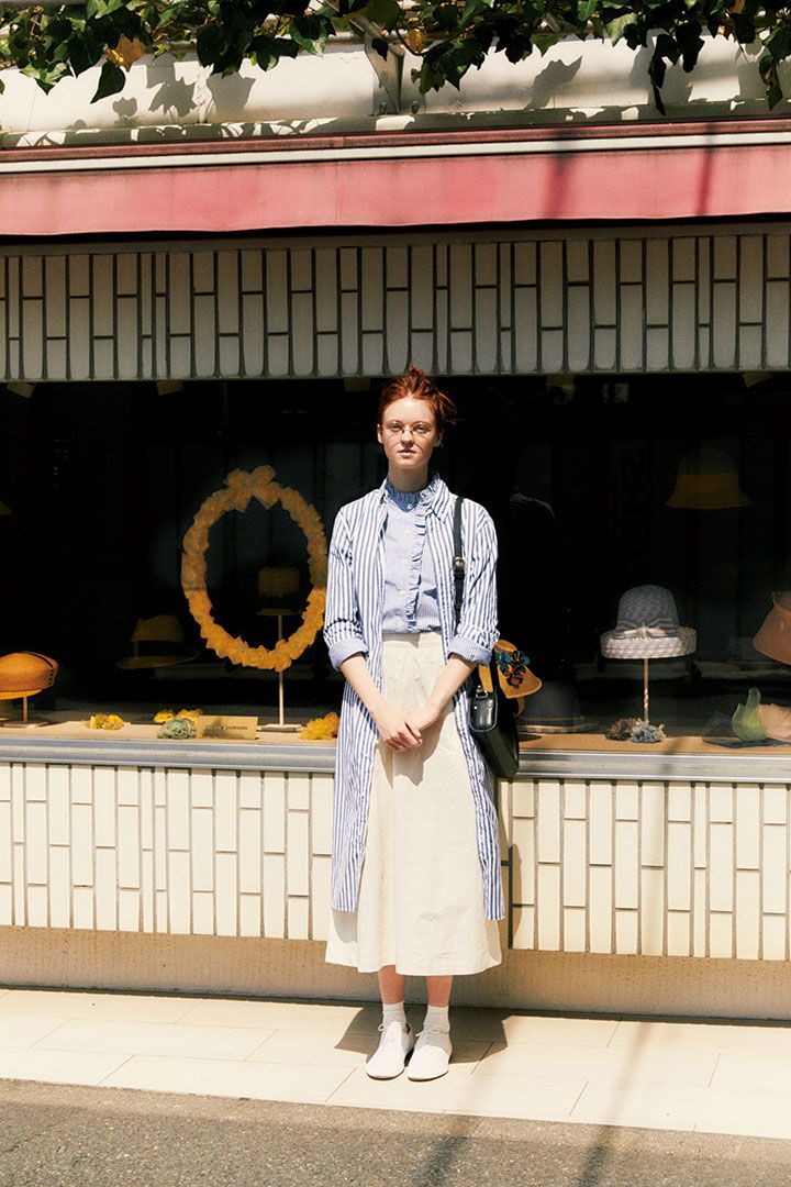 5月の“ストライプシャツワンピース”お手本コーデ10選。1枚で着てもレイヤードしてもよし！