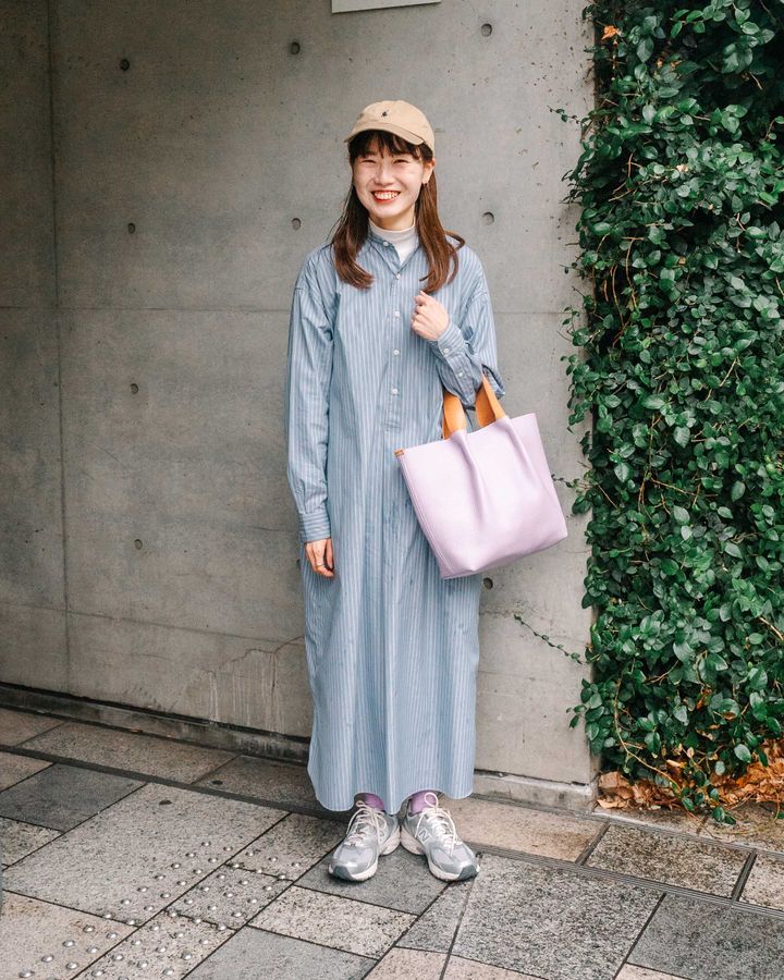 5月の“ストライプシャツワンピース”お手本コーデ10選。1枚で着てもレイヤードしてもよし！