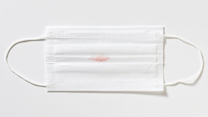 Laka「フルーティーグラムティント」マスクへのつきにくさ 20/30点