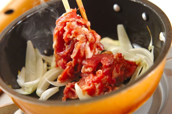 豚とアスパラの生姜焼きの作り方2